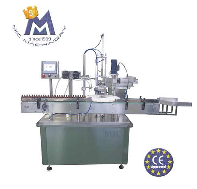 MIC XP40 manufacturer hot sell CBD hemp oil and e-liquid filling capping machine